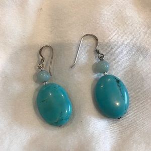 Blue Stone Earrings